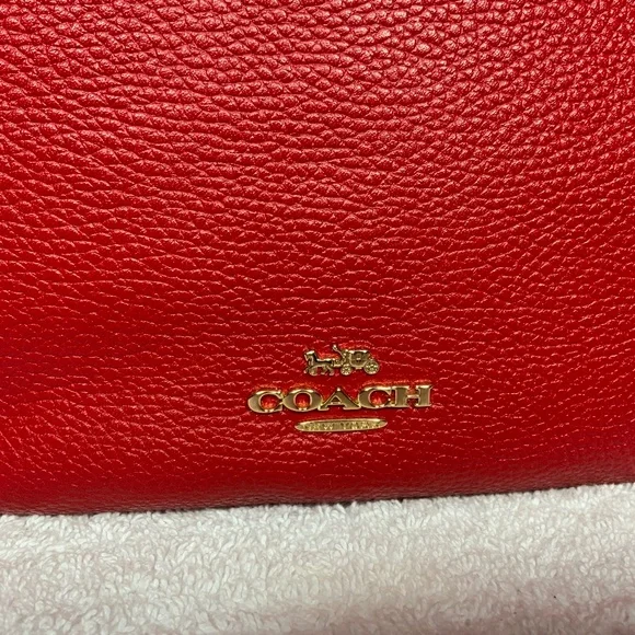 NWT - Coach Jasper Red Leather Shoulder Bag - 35593 - Picture 16 of 16